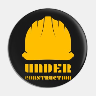 Under Construction Mask (Yellow) Pin