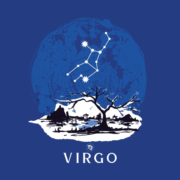 Retro Virgo Zodiac Sign Proud Virgo Astrology by SLAG_Creative