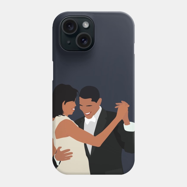 Obama inaguration dance. Phone Case by NostalgiaPaper