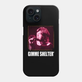 The Stones at Altamont Gimme Movie Apparel Phone Case