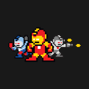 Genius Billionaire 8-bit Superhero T-Shirt