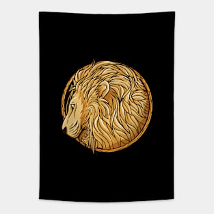 leo zodiac illustration Tapestry