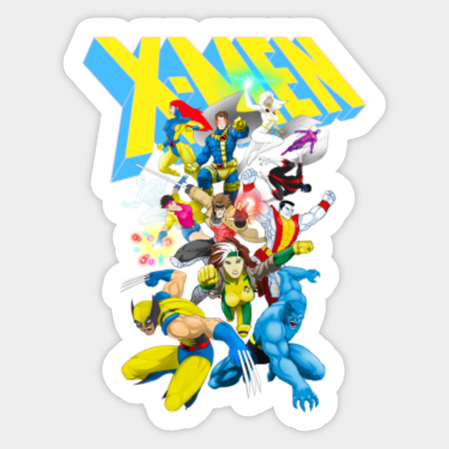 X Men 90 S X Men Sticker Teepublic