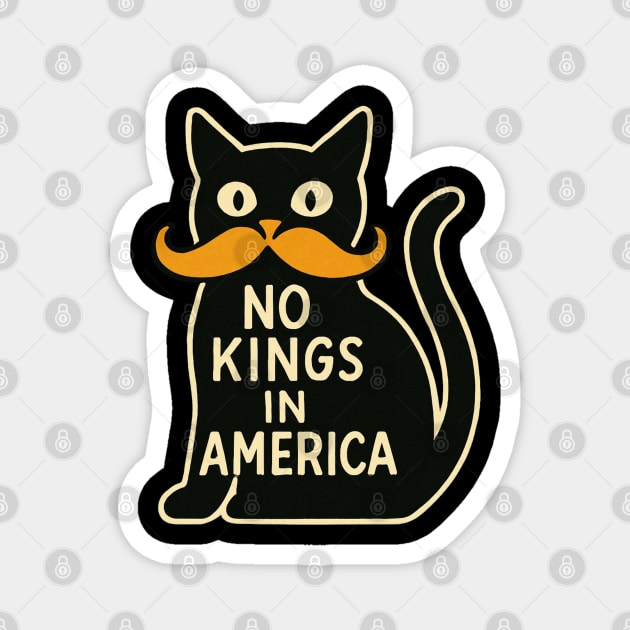No-Kings Magnet by Creatifly Graphic Tees