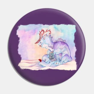 Hot Cocoa Dragon Pin