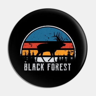 Hirsch Black Forest Germany Vintage Retro Pin