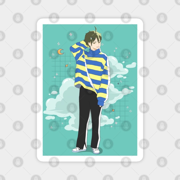 Yamaguchi Tadashi Magnet by CutieFox