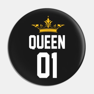 #1 QUEEN Pin