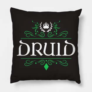 Druid Character Class Tabletop RPG Gaming Pillow