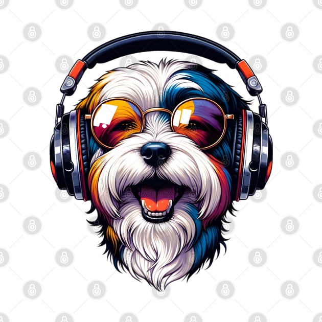 Havanese Smiling DJ with Joyful Soundscapes by ArtRUs