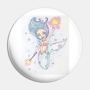 Mahou Mermaid Pin