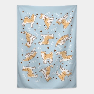 Akita Inu Puppies Tapestry