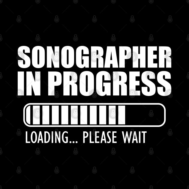 Sonographer in progress loading w by KC Happy Shop