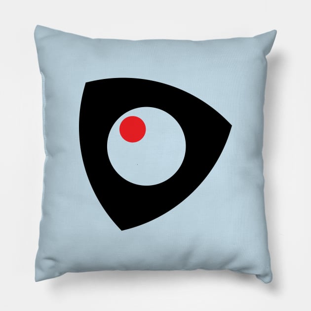 Rotary engine logo Pillow by -oddlyeven-