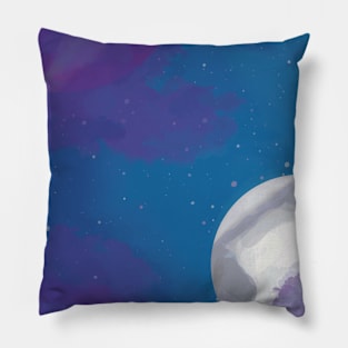 Space illustration Pillow