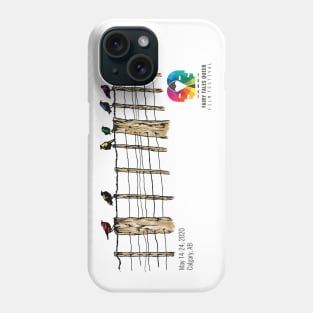 Birds on the Fence Phone Case