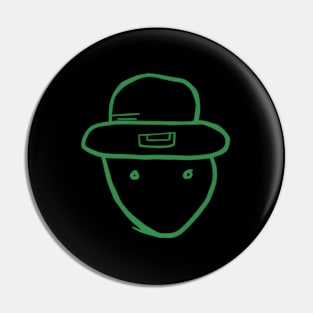 Amateur Leprechaun Sketch Mobile Alabama St Patrick'S Pin