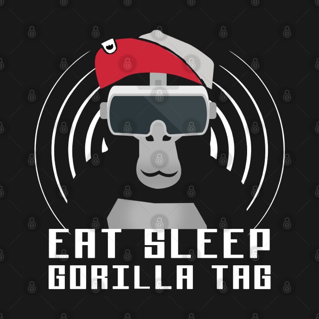 Gorilla Tag VR Gamer Shirt for Kids, Teen Eat Sleep Gorilla by Jason Smith