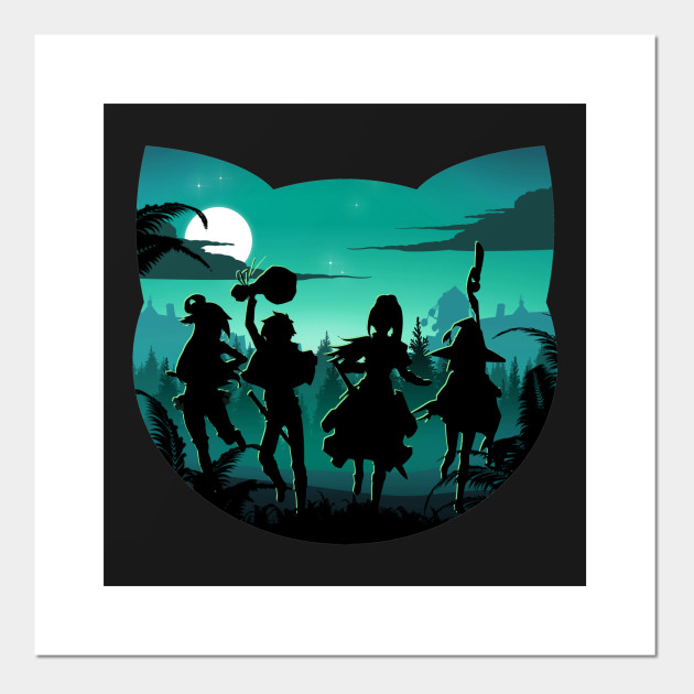 Chomusuke Silhouette Konosuba Posters And Art Prints Teepublic God's blessing on this wonderful world! teepublic