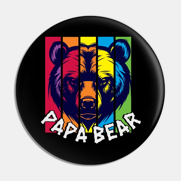 Papa Bear Pin by Out of the world