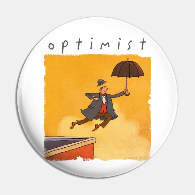 Optimist Pin by drawboy