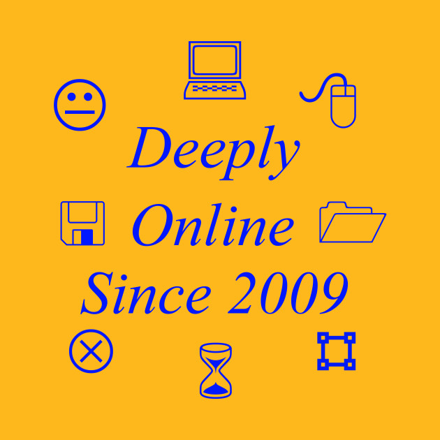 Deeply Online (blue) by adrianimation