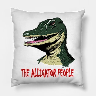 Alligator People Mani Yack Pillow
