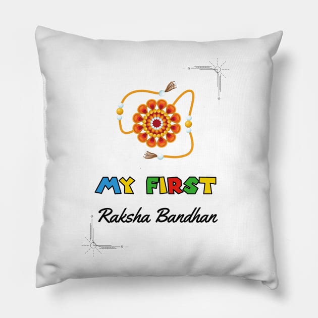Kids Raksha Bandhan Tee Pillow by Swag Like Desi