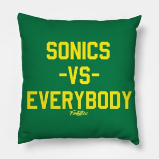 SONICS vs EVERYBODY Pillow