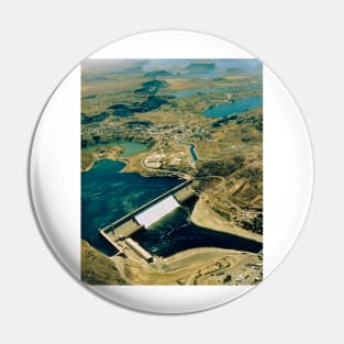 Aerial view of Grand Coulee Dam (T130/0058) Pin