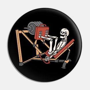 Fitness skull Pin