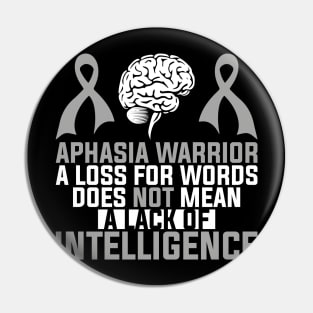 Aphasia Warrior Aphasia Awareness Pin