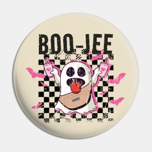 Boo Jee funny halloween Pin