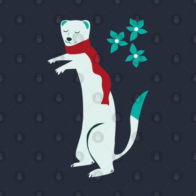 Stoaty Christmas with an Ermine by belettelepink