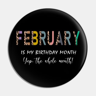 Leopard February Is My Birthday Month Yep The Whole Month Pin