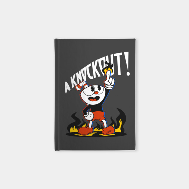 It S A Knockout Cuphead Cuphead Notizblock Teepublic De