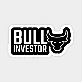 Bull Investor Investing Magnet