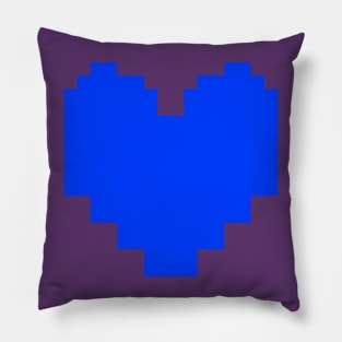 Undertale Blue Heart Pocket Pillow