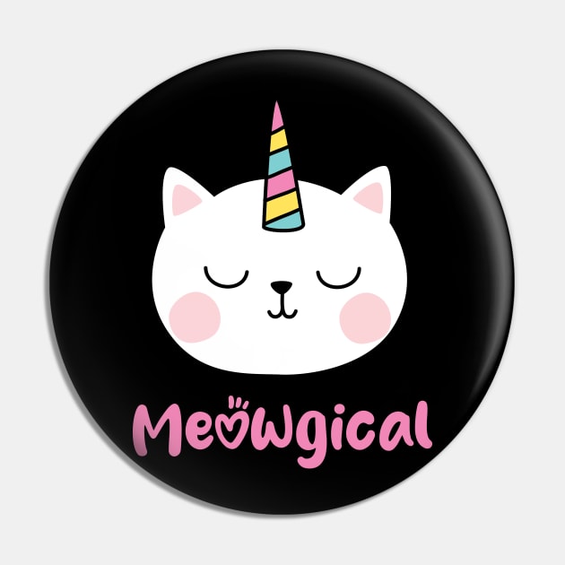 MEOWGICAL UNICORN CAT kitty Pin by nanaminhae