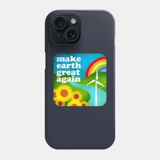 MAKE EARTH GREAT AGAIN - ILLUSTRATION 03. Phone Case