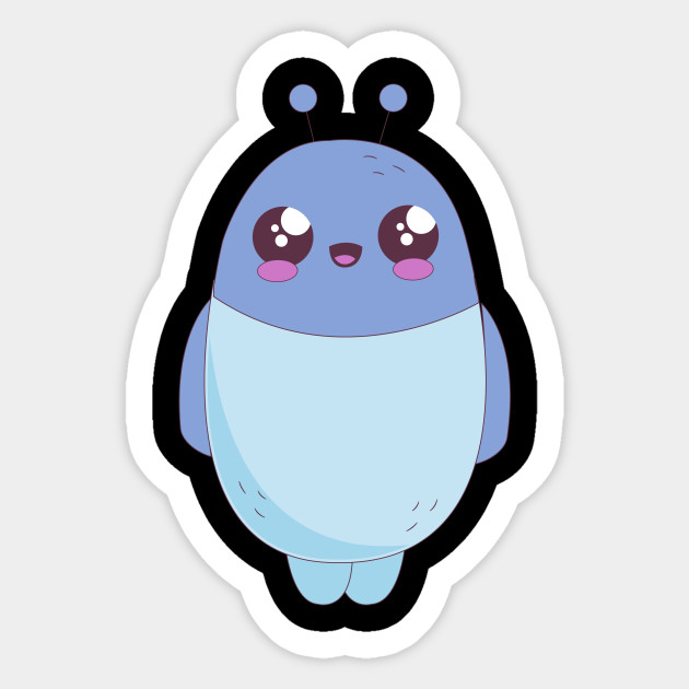 cartoon character sticker design