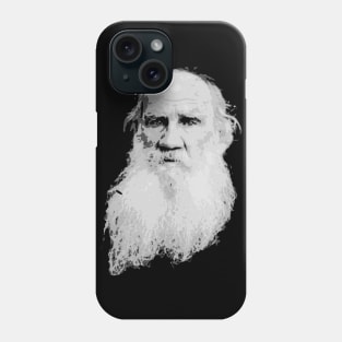 Leo Tolstoy Black and White Phone Case