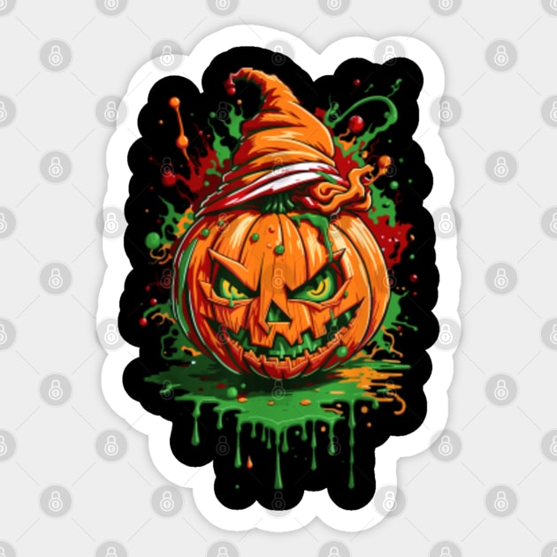 Halloween pumpkin face T-shirt Design Funny and Scary Halloween Tee for  Adult Men's & Women's