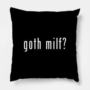 Goth M**F Slogan Pillow