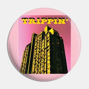 Trippin' Psychedelic city Pin