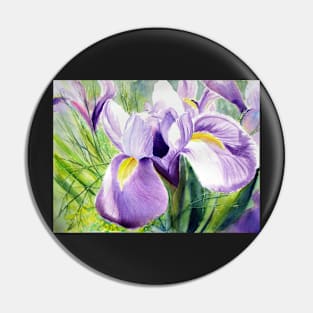 Sundrenched Iris Pin