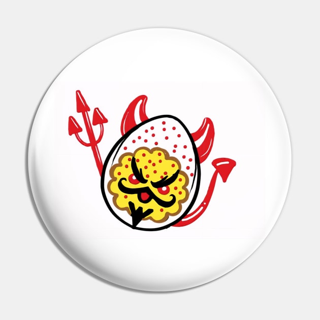 Deviled Egg Pin by Clifton Pleasure Club