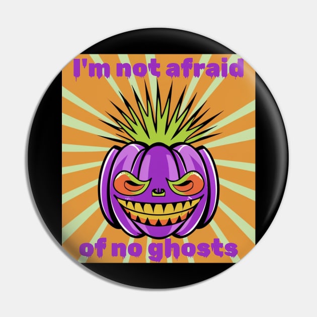 Coolest Pumpkin In The Patch Pin by BukovskyART