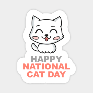 National Cat Day 2019 Magnet