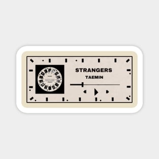 Taemin Strangers Song Label Magnet